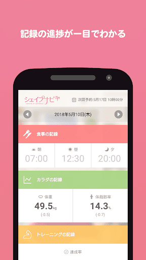 シェイプナビPlus Screen 2
