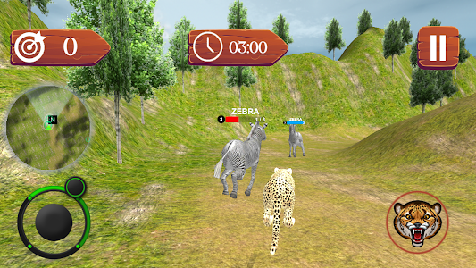 Wild Cheetah Attack Game Unknown