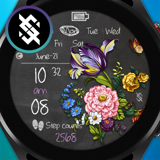 BFF15- Blackboard Art Flower logo