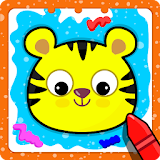 Animals for kids: Color & Draw icon