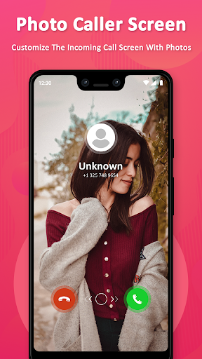 Android application Photo Caller Screen - Full Scr screenshort