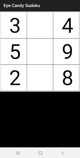 Eye Candy Sudoku Screen 3