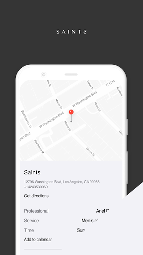 Android application Saints Union screenshort