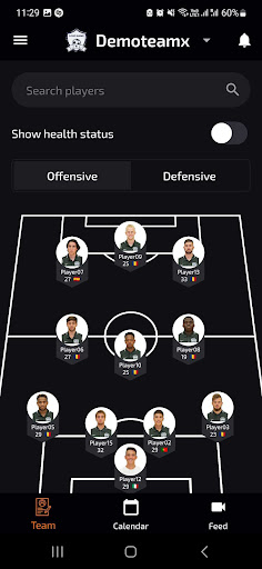 Android application Iterpro Coach screenshort