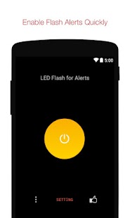 Flash Alerts on Call and SMS Screenshot