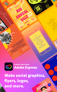 Adobe Express Graphic Design Screenshot