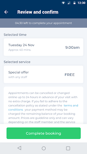 Neatbeat Salon Screen 3