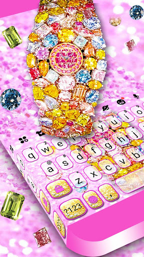Android application Luxury Girly Watch Keyboard Th screenshort