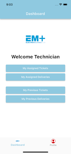 Android application EMP Tech screenshort