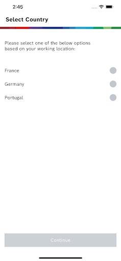 Android application Bosch SAM screenshort