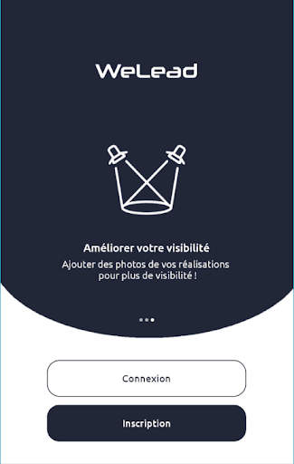 Android application WeLead screenshort