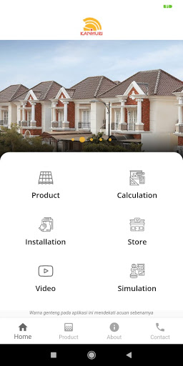 Android application Kanmuri Roof screenshort