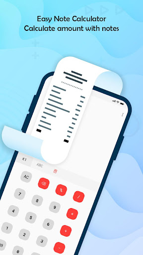 Android application Easy Note Calculator screenshort