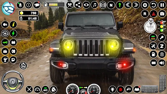 Jeep Offroad 4×4 Condução 3D