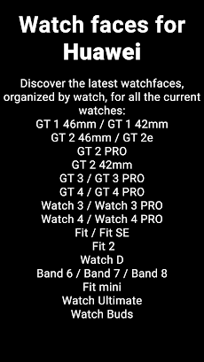 Watch faces for Huaweiのおすすめ画像1
