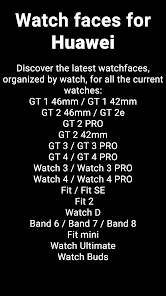 Watch faces for Huawei Apps on Google Play