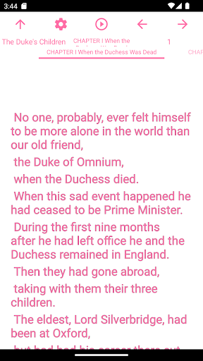 Android application zBook: The Duke's Children screenshort