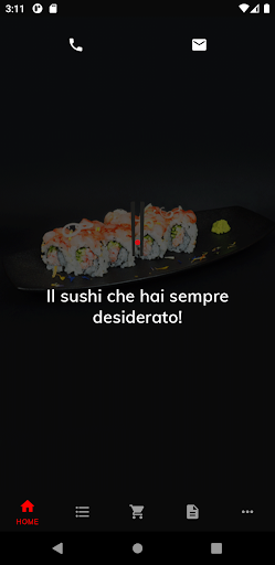 Android application Sushò screenshort