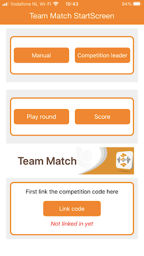 Android application Team Match screenshort