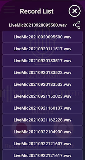 Live Mic Screen 3