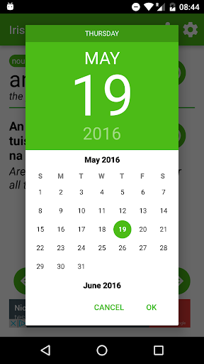 Irish word of the day Screen 2