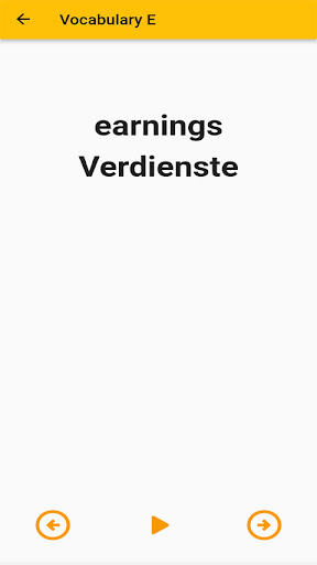 English German Dictionary Screen 2