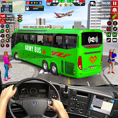 US Military Coach Simulator 3D Mod apk скачать последнюю версию бесплатно