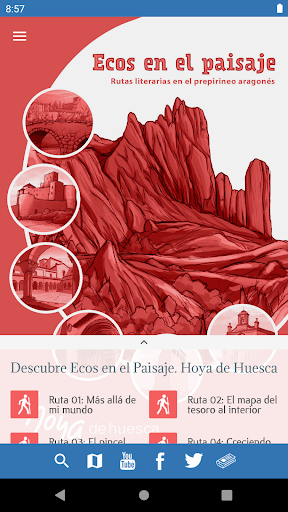 Android application Ecos en el Paisaje. HoyaHuesca screenshort