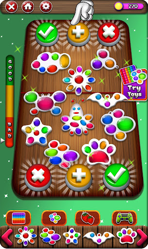 Fidget Pop It Toy Trading Game Screen 2