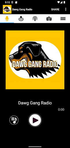 Android application Dawg Gang Radio screenshort