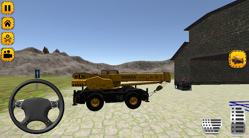 Riding a Excavator Simulator