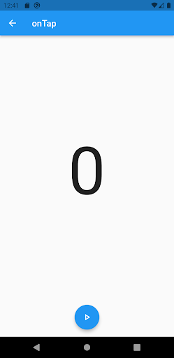 onTap Screen 2