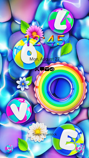 Summer BeachBall - Wallpaper Screen 2