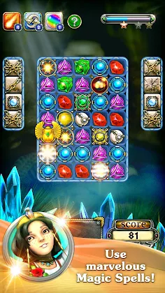 Jewellust Endless: match 3 - Screenshot 4