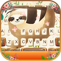 Smiling Sloth Keyboard Theme