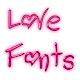 Free Love Fonts دانلود در ویندوز