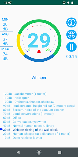 Sound Meter Screen 3