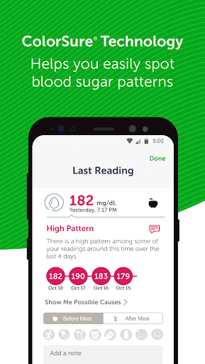 OneTouch Reveal® mobile app for Diabetes 5.2 screenshots 3