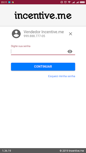 Android application Incentive.me screenshort