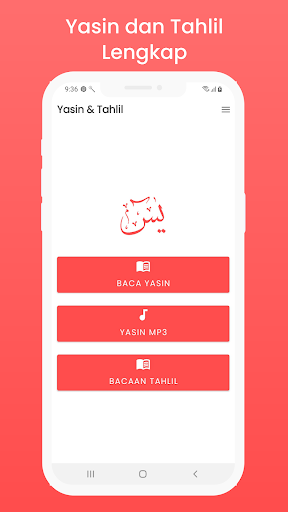Android application Surat Yasin dan Tahlil Lengkap screenshort