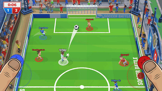 لعبة كرة القدم: Soccer Battle 4
