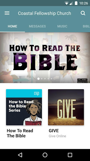 Android application Coastal Fellowship Church screenshort