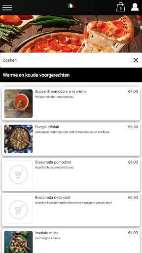 Android application Tastefull Delivery screenshort