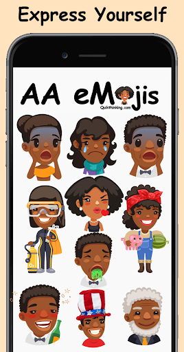 African American Emojis Screen 2