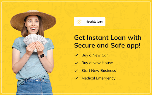 Sparkle loan info Instant Cash screen 0