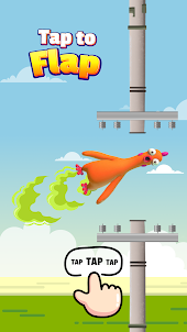 Flappy: Screaming chicken fly