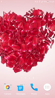 Rose Petals 3D Live Wallpaper