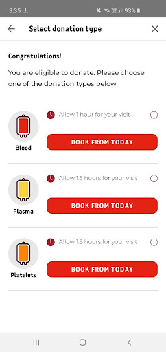 Donate Blood Screen 2