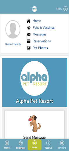 Android application Alpha Pet Resort screenshort