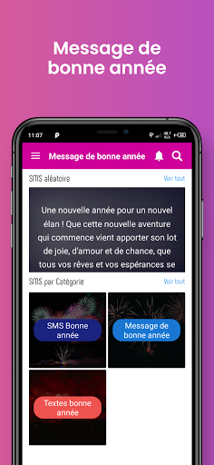Message de bonne année 2025 Screen 2